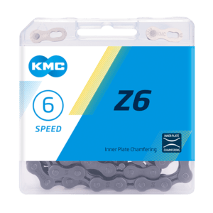 KMC łańcuch Z6 x114 szary