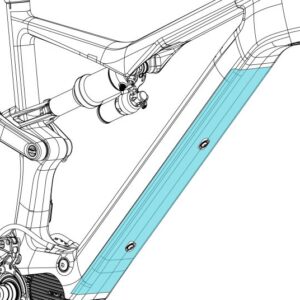 ORBEA Osłona ramy transparentna połysk Rise M 23