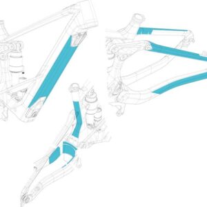 ORBEA Naklejki ochronne transparentne Wild 23. Połysk