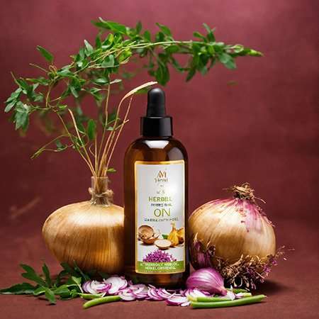 M³HERBAL Onion Hair Oil create a template with key