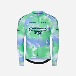 Koszulka kolarska męska termiczna z długim rękawem HIRU Core Orbea Factory Team